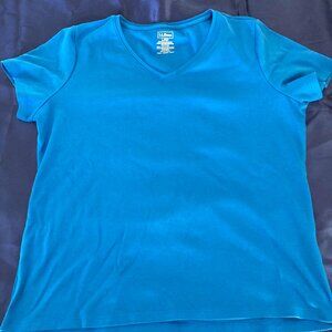 LL Bean Women's Tshirt Blue size L